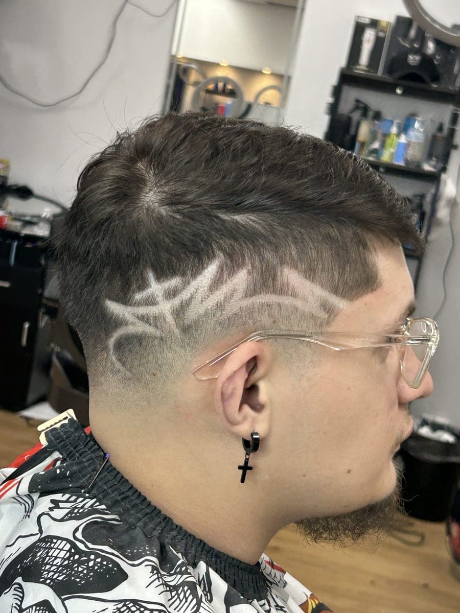 Haircut work by Barber Chino — style 13