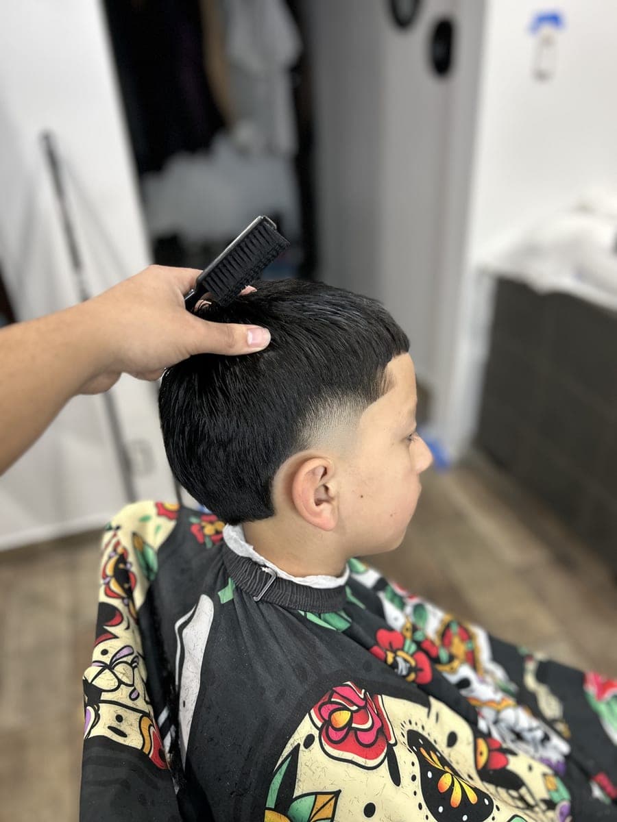 Haircut work by Barber Chino — style 14