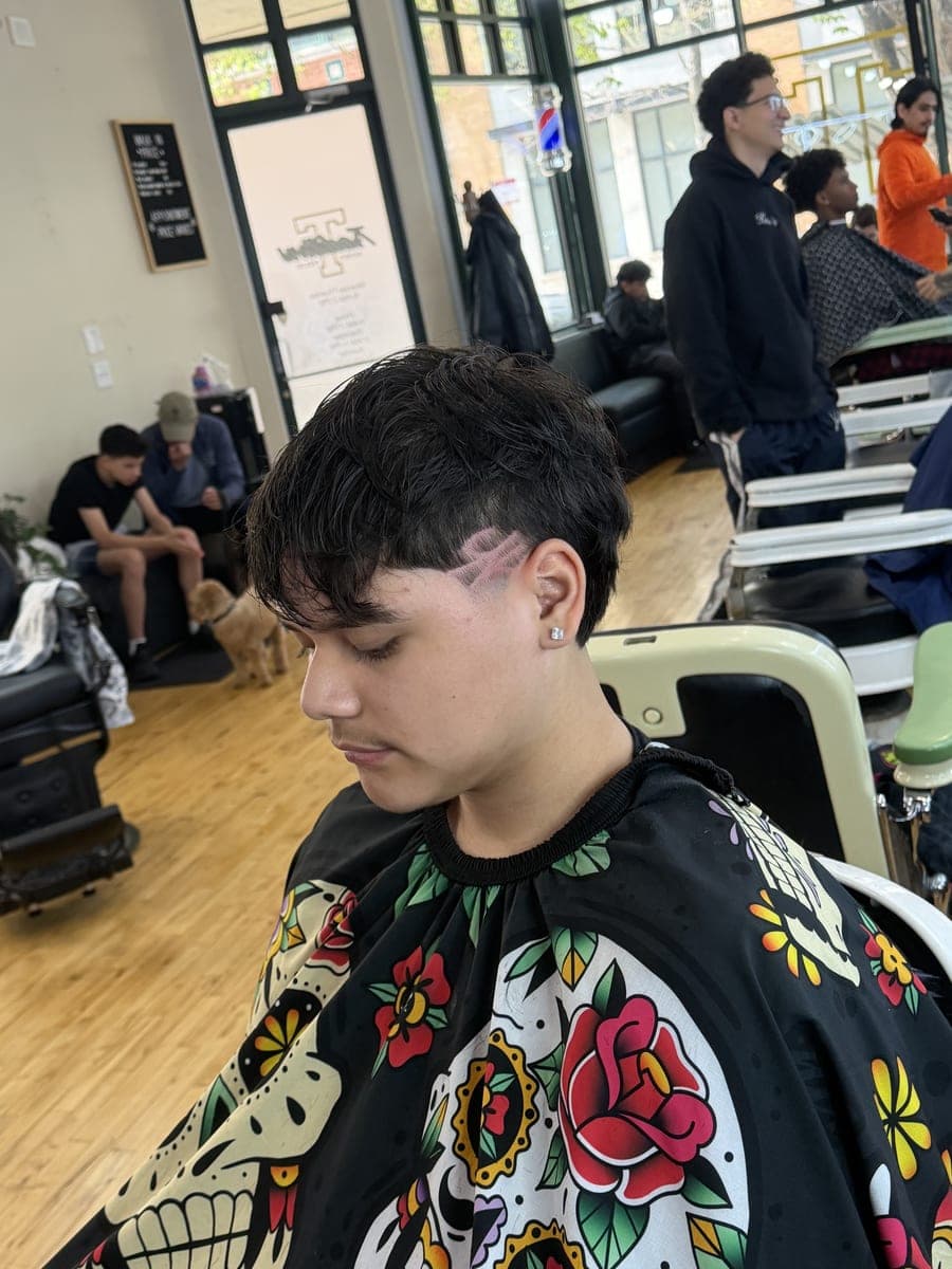 Haircut work by Barber Chino — style 3