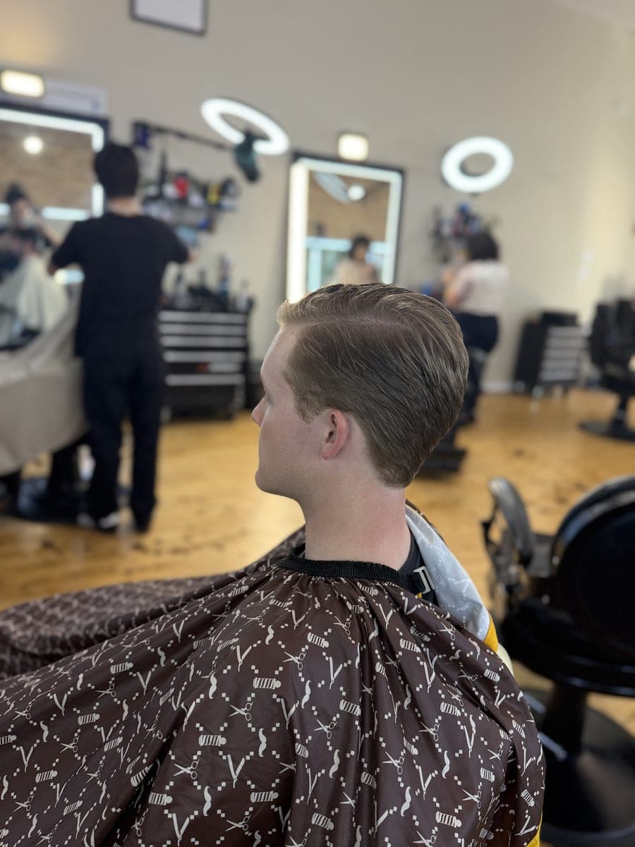 Haircut work by Barber Chino — style 6