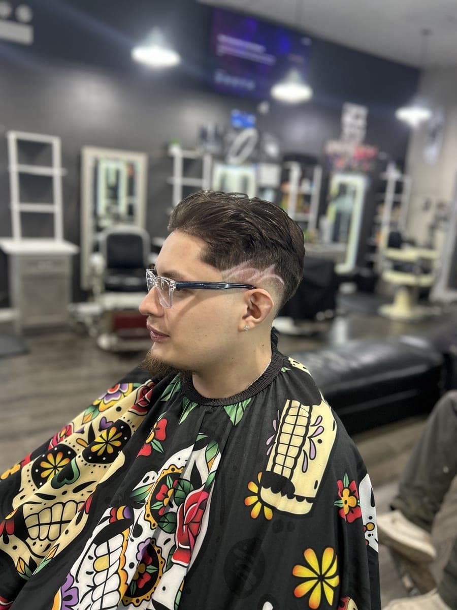 Haircut work by Barber Chino — style 7