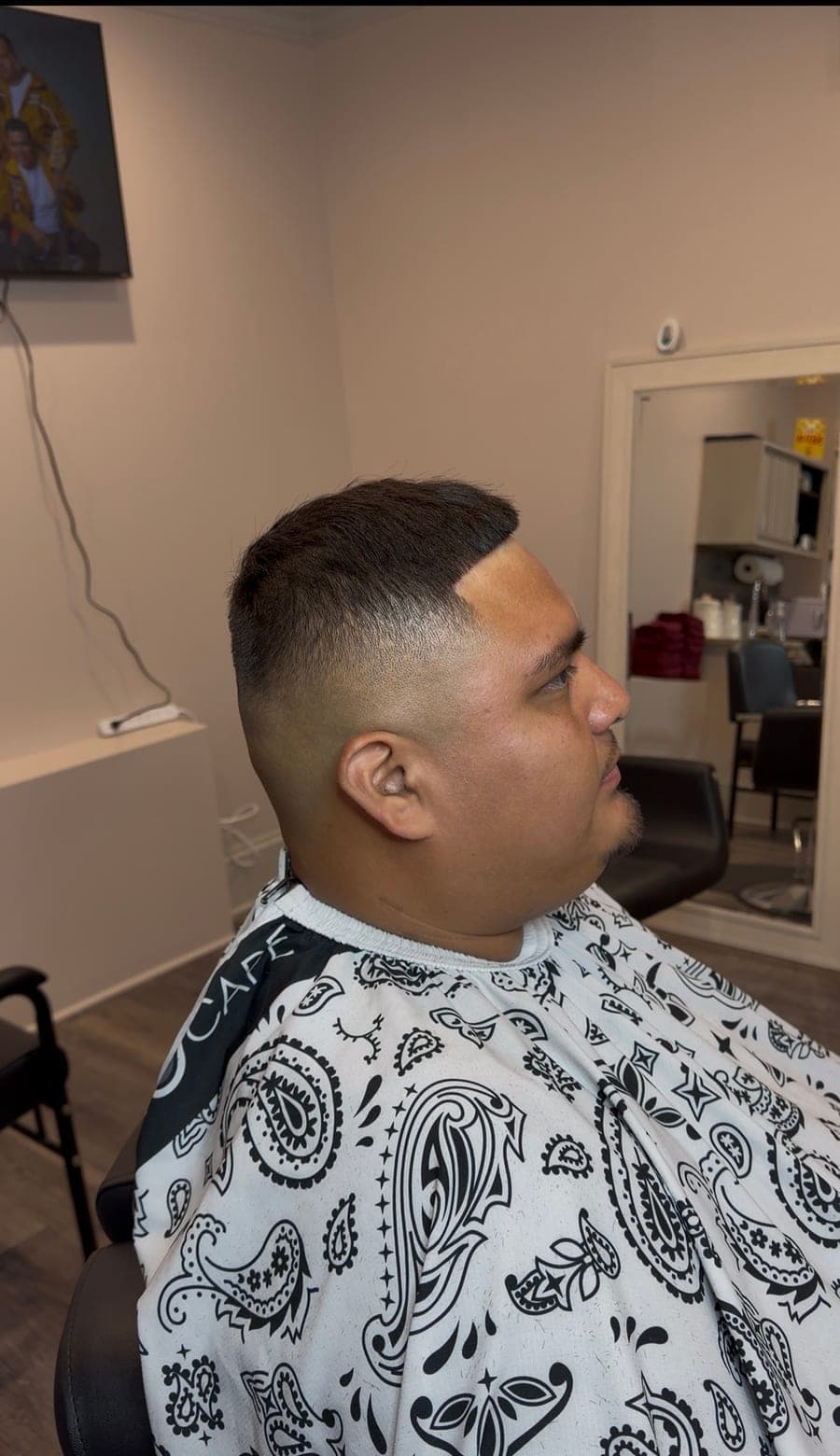 Haircut work by Barber Chino — style 9